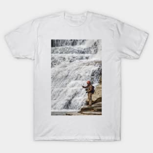 Fly Fishing at the Falls T-Shirt